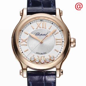 Chopard HAPPY SPORT 275378-5001 Automatic 18kt Rose Gold Silver
