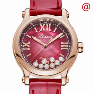 Chopard HAPPY SPORT 275378-5005 Automatic 18kt Rose Gold Red