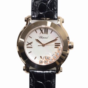 Chopard HAPPY SPORT 277471-5002 Quartz 18kt Rose Gold White