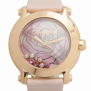 Chopard HAPPY SPORT 277471-5015 Quartz 18kt Rose Gold Pink