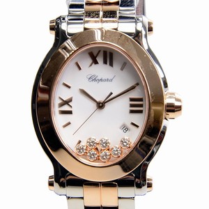 Chopard HAPPY SPORT 278546-6003 Quartz 18kt Rose Gold & Steel White