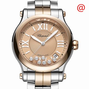 Chopard HAPPY SPORT 278559-6019 Automatic 18kt Rose Gold & Steel Gold