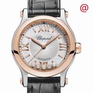 Chopard HAPPY SPORT 278573-6013 Automatic 18kt Rose Gold & Steel Silver