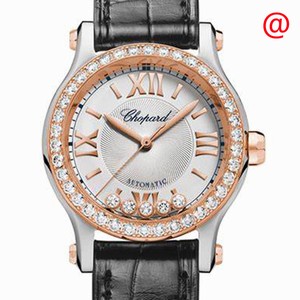 Chopard HAPPY SPORT 278573-6015 Automatic 18kt Rose Gold & Diamonds Silver
