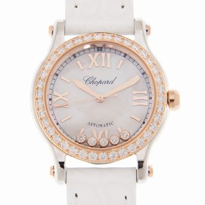 Chopard HAPPY SPORT 278573-6020 Automatic 18kt Gold & Diamond & Steel White