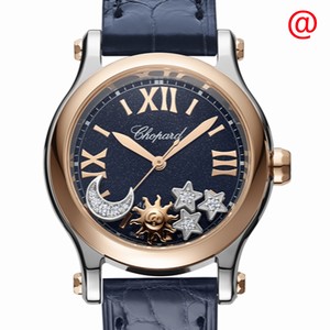 Chopard HAPPY SPORT 278573-6027 Automatic 18kt Rose Gold & Steel Dark Blue 