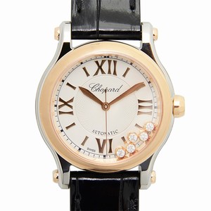 Chopard HAPPY SPORT 278573-6013 Automatic 18kt Rose Gold & Steel Silver