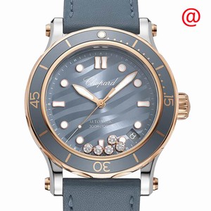 Chopard HAPPY SPORT 278587 6001 Automatic 18kt Rose Gold Blue 