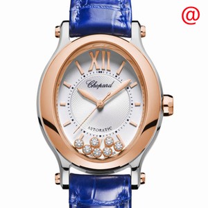 Chopard HAPPY SPORT 278602-6001 Automatic 18kt Rose Gold & Steel Silver