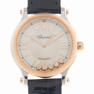 Chopard HAPPY SPORT 278608-6001 Automatic 18kt Rose Gold & Steel Silver