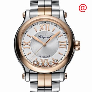 Chopard HAPPY SPORT 278608-6002 Automatic 18kt Rose Gold & Steel Silver