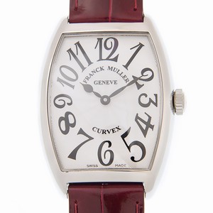 Franck Muller CINTREE CURVEX 2852 QZ (AC) - WHITE Quartz Stainless Steel Silver