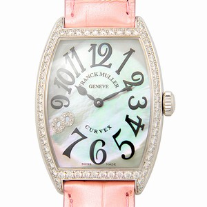 Franck Muller CINTREE CURVEX 2852 QZ MOP D 1R CD8 (AC) Quartz Stainless Steel & Diamonds White