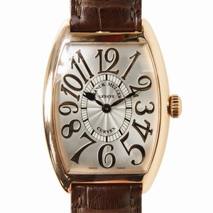 Franck Muller CINTREE CURVEX 2852 QZ REL (5N) Quartz 18kt Rose Gold Silver