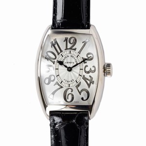 Franck Muller MASTER BANKER 2852 QZ REL (OG) Quartz 18kt White Gold & Diamond Silver