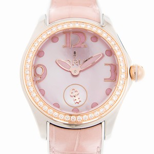 Corum BUBBLE 295.100.29/0088 DN36 Automatic 18kt Rose Gold & Steel Pink