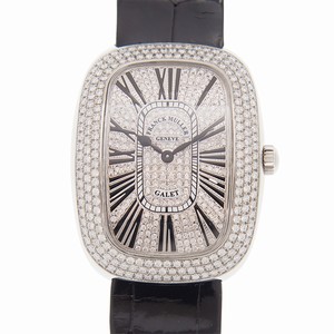 Franck Muller LADIES COLLECTION 3002 M QZ R (AC) - AFT DIA Quartz Stainless Steel & Diamonds Silver