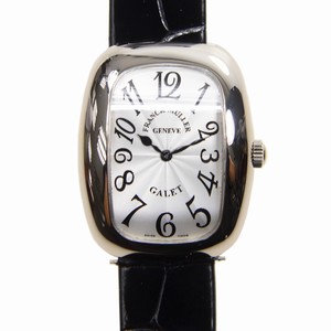 Franck Muller GALET 3002 M QZ V (OG) Quartz 18kt White Gold Silver