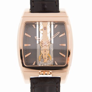 Corum BRIDGE 313.150.55/0002 FK02  Automatic 18kt Rose Gold Dark grey 