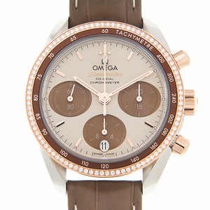 Omega SPEEDMASTER 324.28.38.50.02.002 Automatic 18kt Rose Magic & Diamond Light Brown
