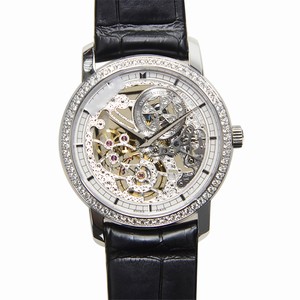 Vacheron Constantin TRADITIONNELLE 33558/000G-9394 Manual Wind 18kt White Gold & Diamond Silver
