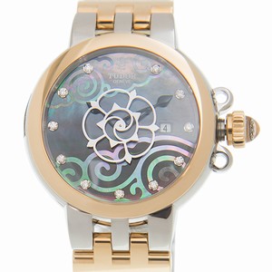 Tudor CLAIR DE ROSE 35401-65740-NC11DI-BK Automatic 18kt Gold & Steel Black