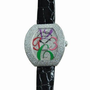 Franck Muller INFINITY 3540QZCOLDRMAD4CD(OG) Quartz 18kt White Gold & Diamond Silver