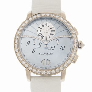 Blancpain WOMEN 3626-1954L-58A Automatic 18kt White Gold & Diamond Blue 
