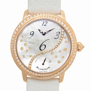 Blancpain WOMEN 3650A-3754-58B Automatic 18kt Rose Gold & Diamonds Silvery & White