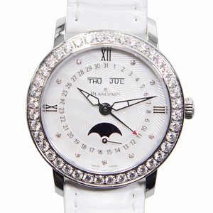 Blancpain WOMEN 3663A-4654-55B Automatic Stainless Steel & Diamonds White
