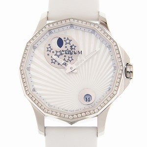 Corum ADMIRALS CUP 384.101.47/0F49 AA01 Automatic 18kt White Gold & Diamond White