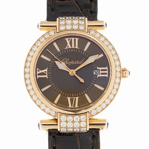 Chopard IMPERIALE 384238-5007 Quartz 18kt Rose Gold & Diamonds Brown 