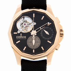 Corum ADMIRALS CUP 398.550.55-0001 AN10 Automatic 18kt Rose Gold Black
