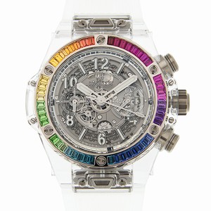 Hublot BIG BANG 411.JX.4803.RT.4099 Automatic 18kt White Gold & Diamond Silver