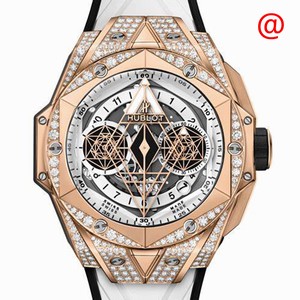 Hublot BIG BANG 418.OX.2001.RX.1604.MXM20 Automatic 18kt Rose Gold & Diamonds Silver