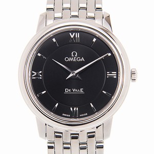 Omega DE VILLE 424.10.27.60.01.001 Quartz Stainless Steel Black