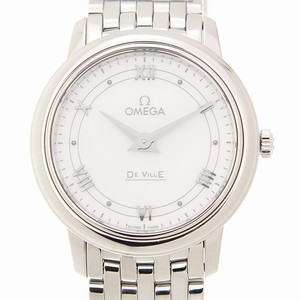 Omega DE VILLE 424.10.27.60.04.001 Quartz Stainless Steel White