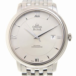 Omega DE VILLE 424.10.40.20.02.003 Automatic Stainless Steel Silvery & White