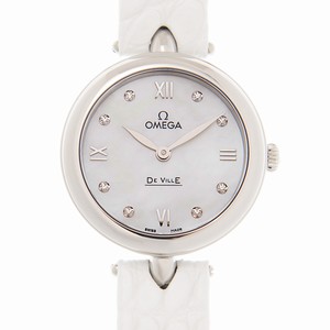 Omega DE VILLE 424.13.27.60.55.001 Quartz Stainless Steel White