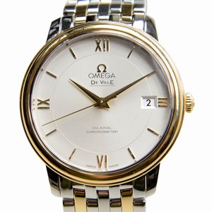 Omega DE VILLE 424.20.37.20.02.001 Automatic 18kt Gold & Steel Silver