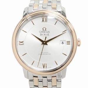 Omega DE VILLE 424.20.37.20.02.002 Automatic 18kt Rose Gold & Steel Silver
