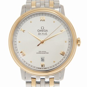 Omega DE VILLE 424.20.40.20.02.005 Automatic 18kt Gold & Steel Gray