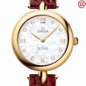 Omega DE VILLE 424.53.27.60.55.001 Quartz 18kt Yellow Gold White