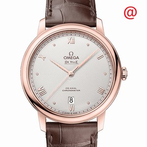 Omega DE VILLE 424.53.40.20.99.001 Automatic 18kt Rose Gold Silver