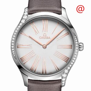 Omega DE VILLE 428.17.39.60.02.001 Quartz Stainless Steel & Diamonds Silver