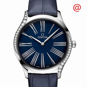 Omega DE VILLE 428.18.36.60.03.001 Quartz Stainless Steel & Diamonds Blue 