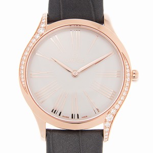 Omega DE VILLE 428.58.36.60.02.001 Quartz 18kt Rose Gold & Diamonds Silver