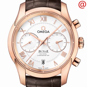 Omega DE VILLE 431.53.42.51.02.001 Automatic 18kt Rose Gold Silver