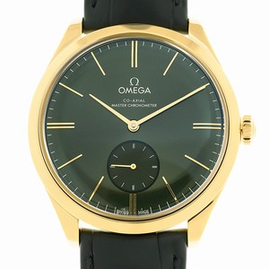 Omega DE VILLE 435.53.40.21.10.001 Manual Wind 18kt Yellow Gold Green