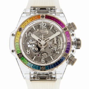 Hublot BIG BANG 441.JX.4802.RT.4099 Automatic 18kt White Gold & Sapphire Transparent